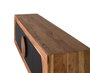 GINER Y COLOMER Mueble TV de madera de acacia con 4 puertas